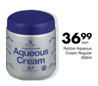 Save Reitzer Aqueous Cream Regular offer