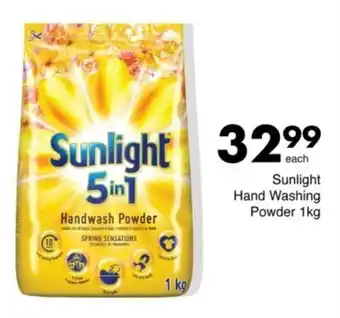 Save Sunlight Hand Washing Powder offer