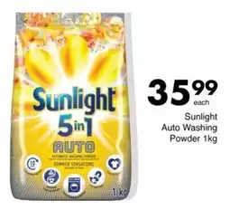 Save Sunlight Auto Washing Powder offer