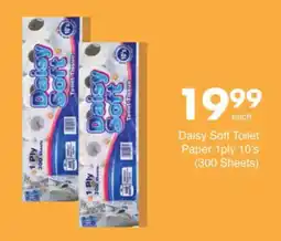 Save Daisy Soft Toilet Paper 1ply offer
