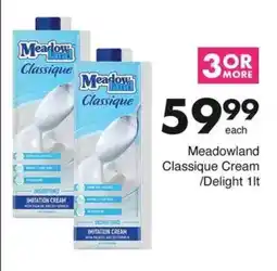Save Meadowland Classique Cream/ Delight offer