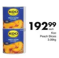 Save Koo Peach Slices offer