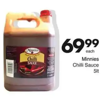 Save Minnies Chilli Sauce offer