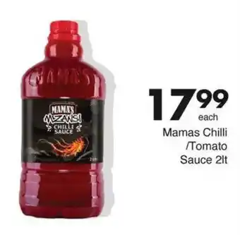 Save Mamas Chilli/ Tomato Sauce offer