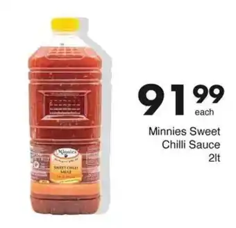 Save Minnies Sweet Chilli Sauce offer