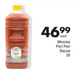 Save Minnies Peri Peri Sauce offer