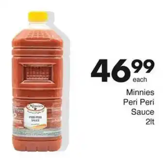 Save Minnies Peri Peri Sauce offer