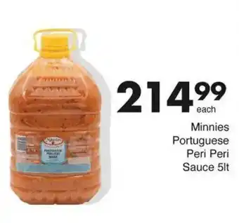 Save Minnies Portuguese Peri Peri Sauce offer