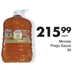Save Minnies Prego Sauce offer