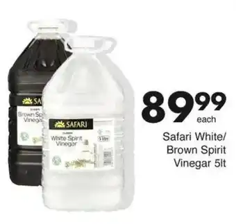 Save Safari White/ Brown Spirit Vinegar offer
