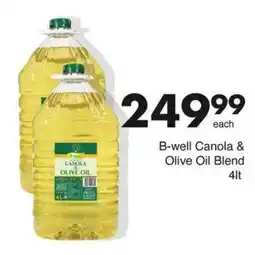 Save B-well Canola & Olive Oil Blend offer