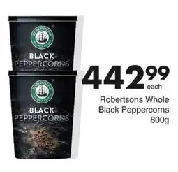 Save Robertsons Whole Black Peppercorns offer
