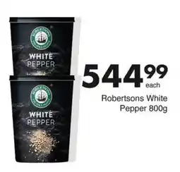 Save Robertsons White Pepper offer