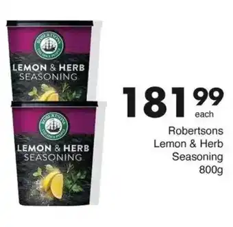 Save Robertsons Lemon & Herb Seasoning offer