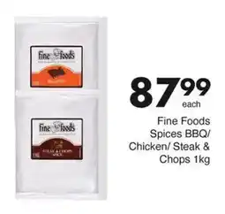Save Fine Foods Spices BBQ/ Chicken/ Steak & Chops offer