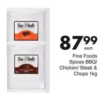 Save Fine Foods Spices BBQ/ Chicken/ Steak & Chops offer