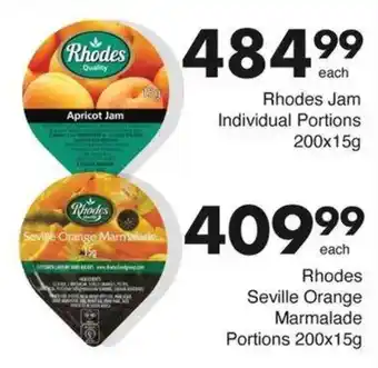Save Rhodes Seville Orange Marmalade Portions offer