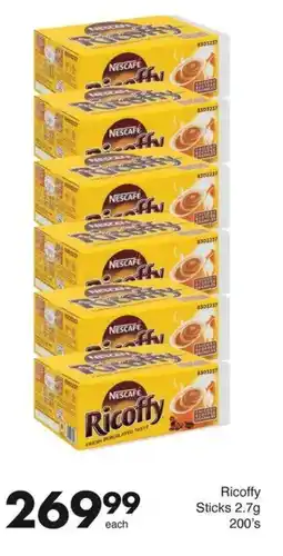 Save Nescafe Ricoffy Sticks offer