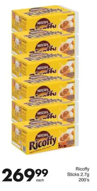 Save Nescafe Ricoffy Sticks offer