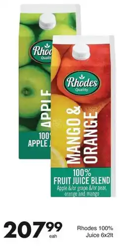 Save Rhodes 100% Juice offer