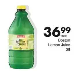Save Boston Lemon Juice offer