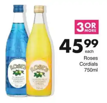 Save Roses Cordials offer