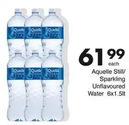 Save Aquelle Still/ Sparkling Unflavoured Water offer