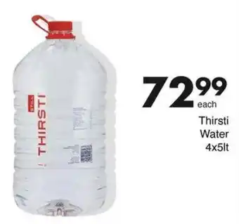 Save Thirsti Water offer