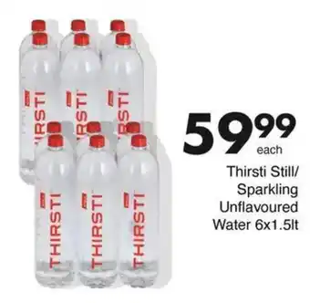 Save Thirsti Still/ Sparkling Unflavoured Water offer