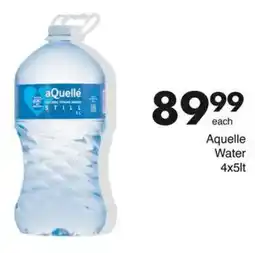 Save Aquelle Water offer
