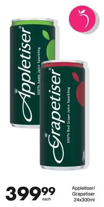 Save Appletiser/ Grapetiser offer