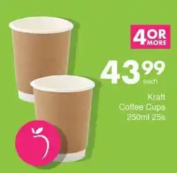 Save Kraft Coffee Cups offer