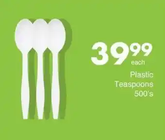 Save Plastic Teaspoons offer