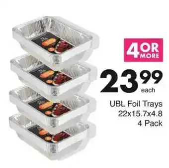 Save UBL Foil Trays offer