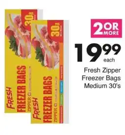 Save Fresh Zipper Freezer Bags Medium offer