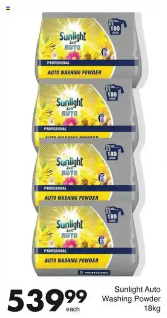 Save Sunlight Auto Washing Powder offer