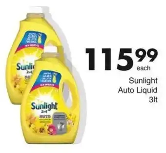 Save Sunlight Auto Liquid offer