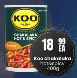 Super Save Koo chakalaka hot & spicy offer