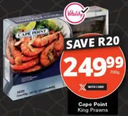 Checkers Cape Point King Prawns offer