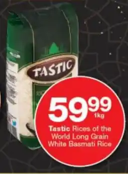Checkers Tastic Rices of the World Long Grain White Basmati Rice offer