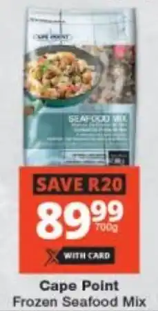 Checkers Cape Point Frozen Seafood Mix offer