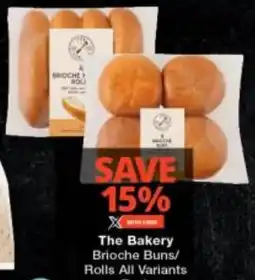Checkers The Bakery Brioche Buns/ Rolls All Variants offer