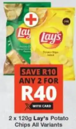 Checkers Lay's Potato Chips All Variants offer