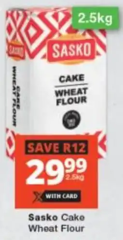Checkers Sasko Cake Wheat Flour offer