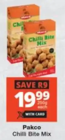 Checkers Pakco Chilli Bite Mix offer