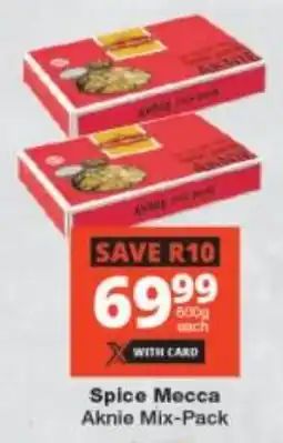 Checkers Spice Mecca Aknie Mix-Pack offer