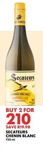 Woolworths SECATEURS CHENIN BLANC offer