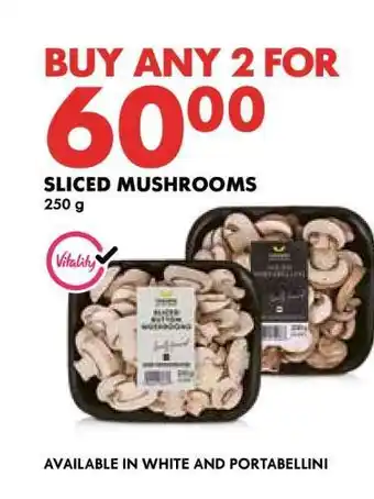 Woolworths Sliced Mushrooms offer