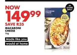 Woolworths Macaroni Cheese offer