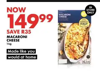 Woolworths Macaroni Cheese offer